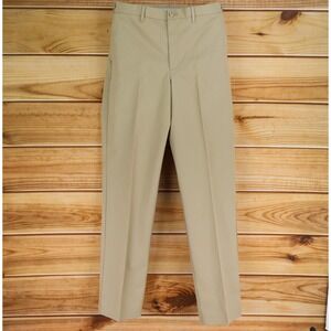 Edwards Garment Dress Pants Mens 32x34 Brown Easy Fit Comfort Stretch Waist NWT